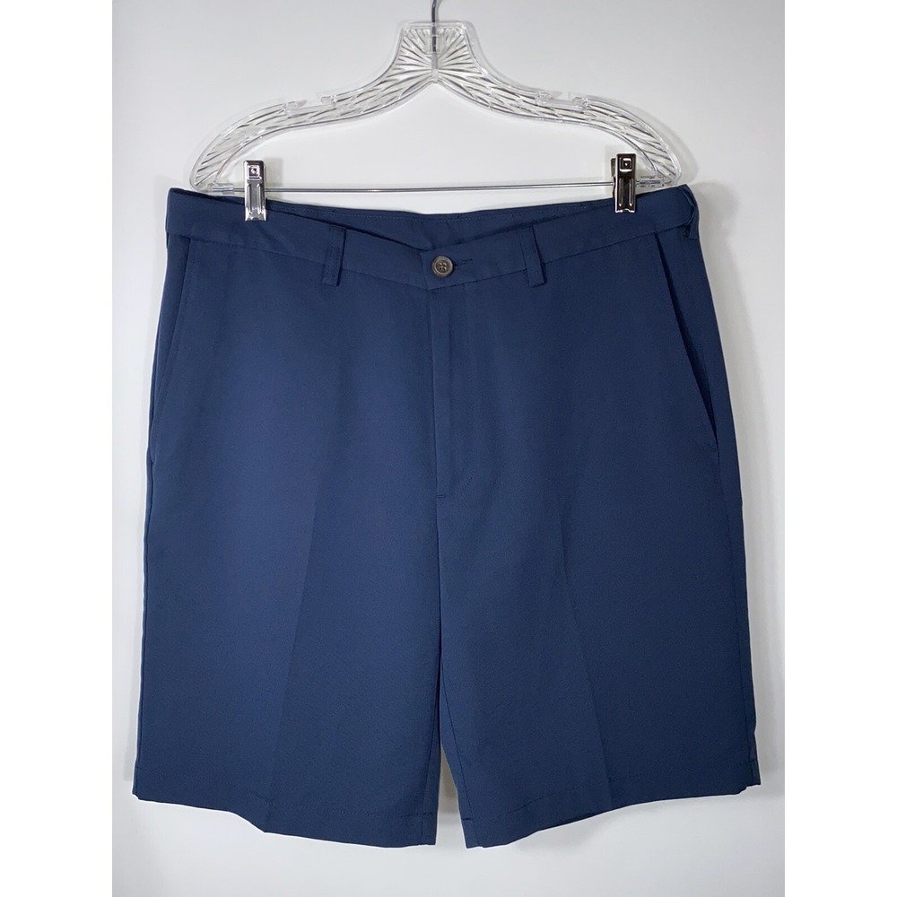 Haggar‎ Chino Style Shorts Men's Size 36 Navy Blue